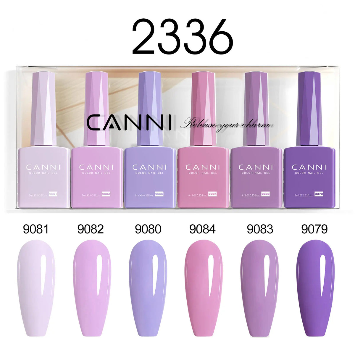 6pcs*9ml CANNI HEMA FREE Nail Gel Polish Set Gorgeous Color Semi Permanent Pigmented Painting Gel Soak off UV LED Gel Nails Kit 34