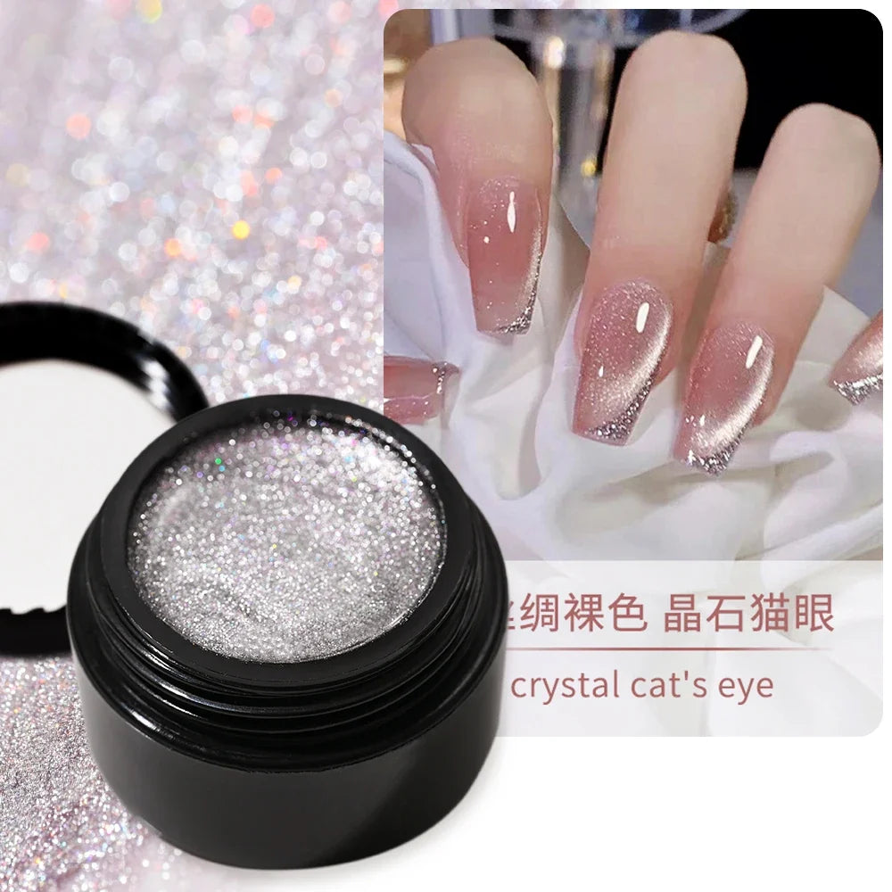 XEIJAYI Pink Cat Eye Gel Nail Polish Ceramic Magnetic Gel UV Semi-permanent Enamels Varnish Nail Supplies For Professionals Gel 78