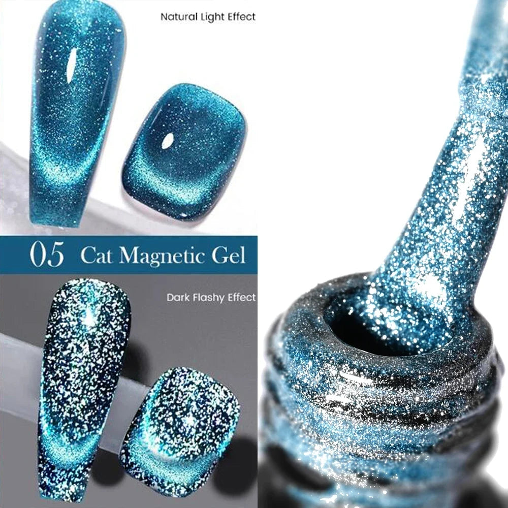 XEIJAYI Pink Cat Eye Gel Nail Polish Ceramic Magnetic Gel UV Semi-permanent Enamels Varnish Nail Supplies For Professionals Gel 61