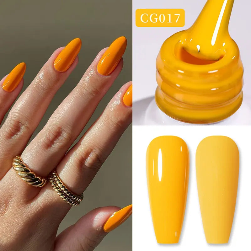 BORN PRETTY 10ml Blood Red Jelly Gel Nail Polish Halloween Nails Art Gel Polish Sheer Translucent Nail Gel for Winter Manicure 42