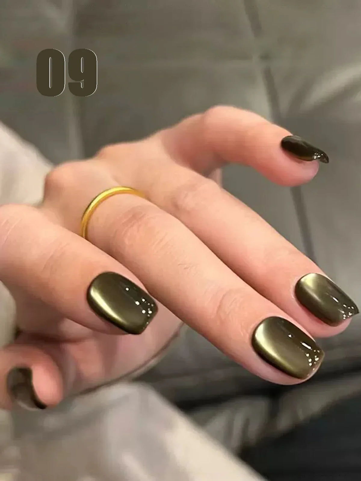 MIANEL 12ML Emperor Green Cat Eye Gel Nail Polish Whitenning Nails Green Nails Suitable For Nail Salons Nail Supplies  1-21pcs 19