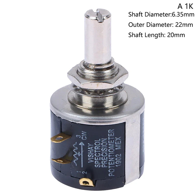 ZLinKJ 534 Series Wire Wound Potentiometer | Precision 2W Multi-Value Resistor 9