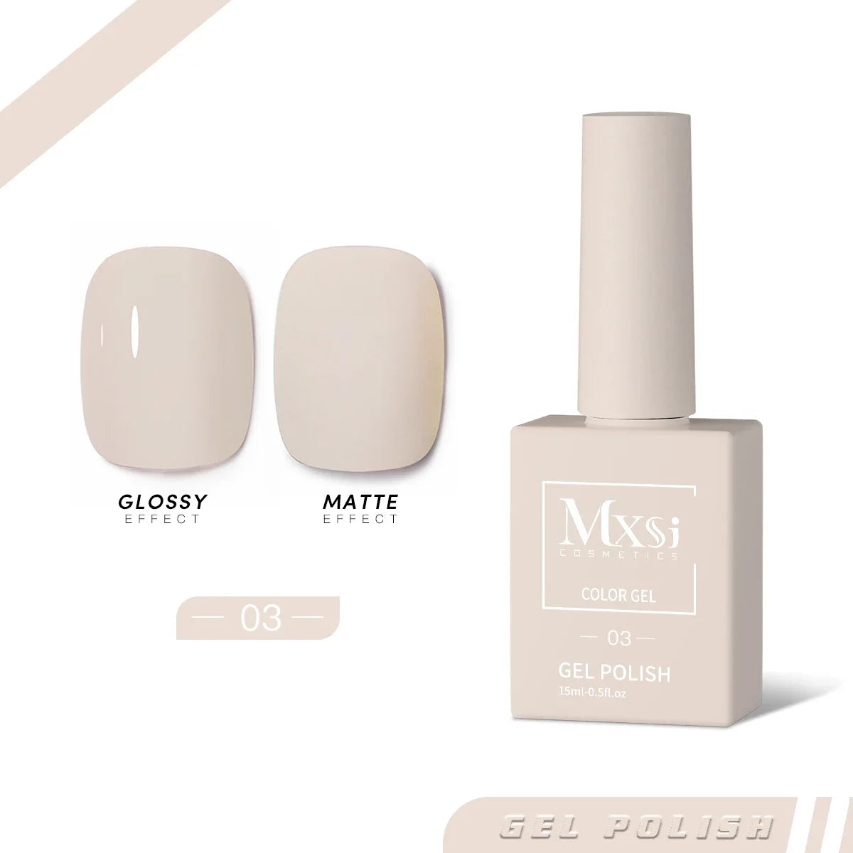 Mxsi 15ml Gel Nail Polish Neon Brown Royal Blue Red Green Pastal Nude Nail Art Varnish Gel Lacquer Top Coat UV Gel Nail Not Set 59