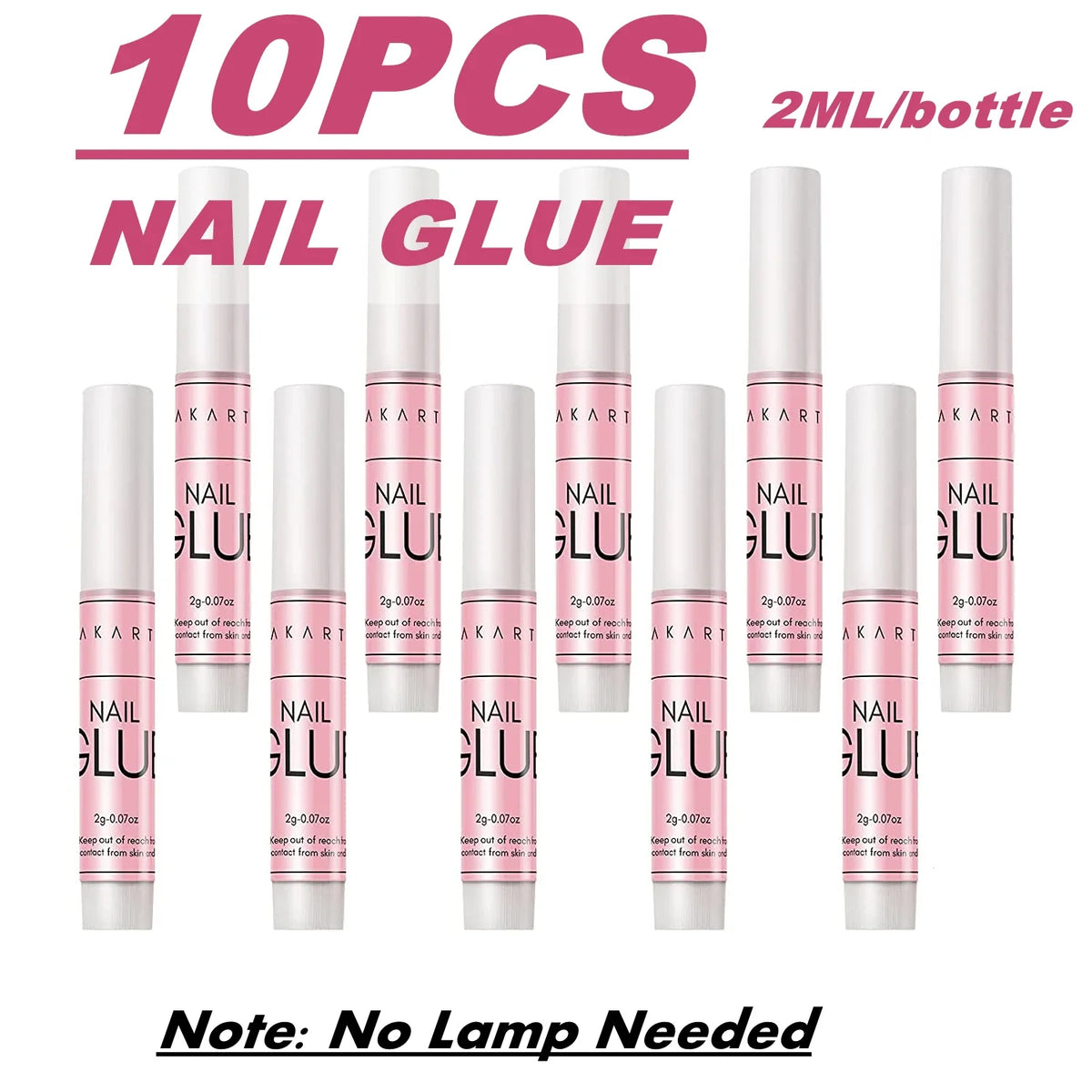 Nail Glue Remover for Press on Nails, 50ML Nail Glue Remover for UV Nail Glue, Non acetone Gentle Glue Off for False Nails Glue 8