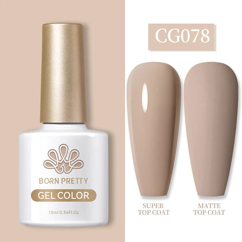 BORN PRETTY 10ml Clear Blooms Gel Polish UV LED Soak Off Nail Art Polish for Spreading Effect Marble Nail Polish Gel Painting 49