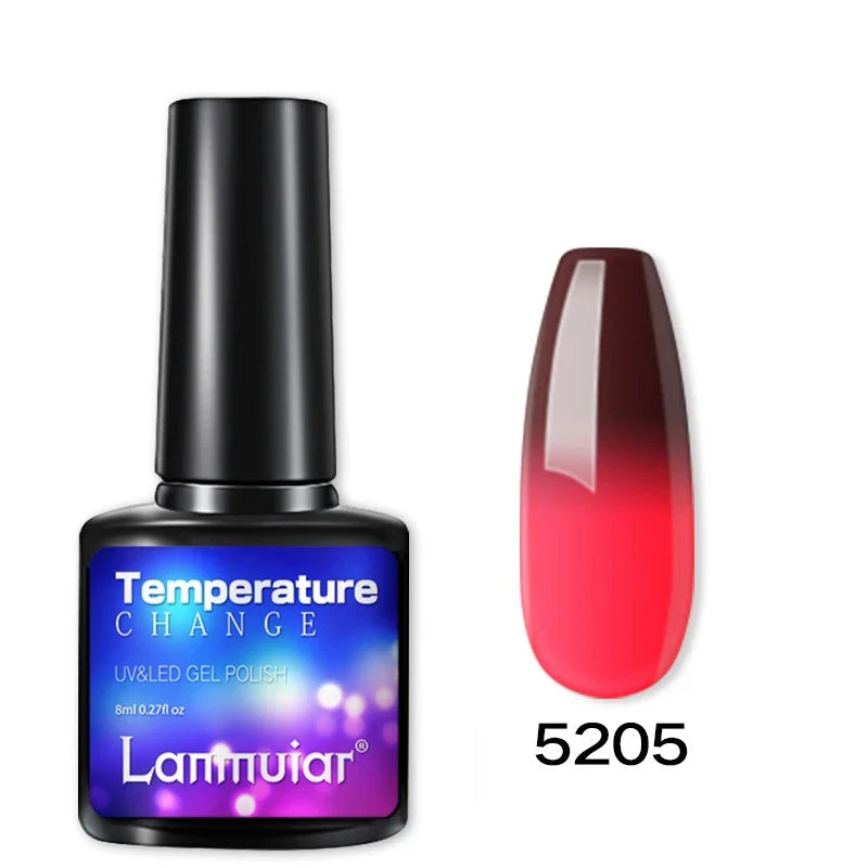 Temperature Color Changing Thermal Nail Polish Fast Drying Water-based Gradient Nail Varnish Manicure Supplies Nail Art 15