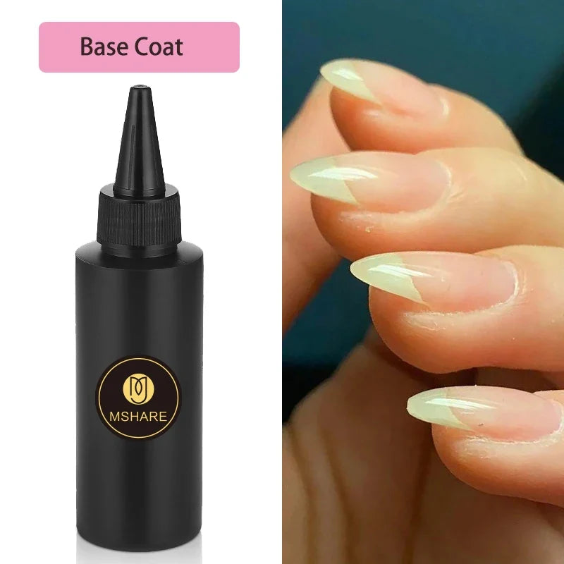 MSHARE 100ML Nail Gel Polish Soak Off UV LED Nails Vernis Semi Permanent Varnish Polish White Red Nail Gel Art 30
