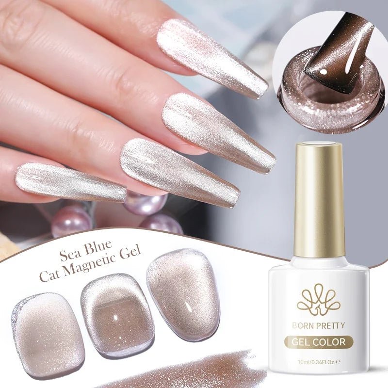BORN PRETTY 117 Colors Cat Magnetic Gel Nail Polish 10ml Full Coverage Varnish Semi Permanent Super Gorgeous Nails Manicure 90