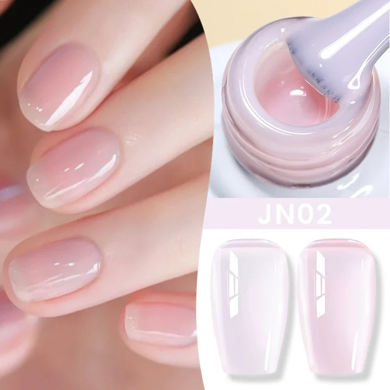 BORN PRETTY 83 Colors 10ml Jelly Nude Gel Nail Polish Autumn Amber Semi Transparent Manicure Soak off UV LED Nails Gel Varnish 89