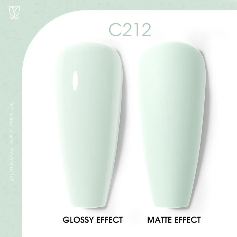 ROSALIND 7ml/15ml Summer Green Gel Nail Polish Semi Permanent Nail Art Manicure Soak Off Top Base Matt Hybrid Varnishes UV Gel 18