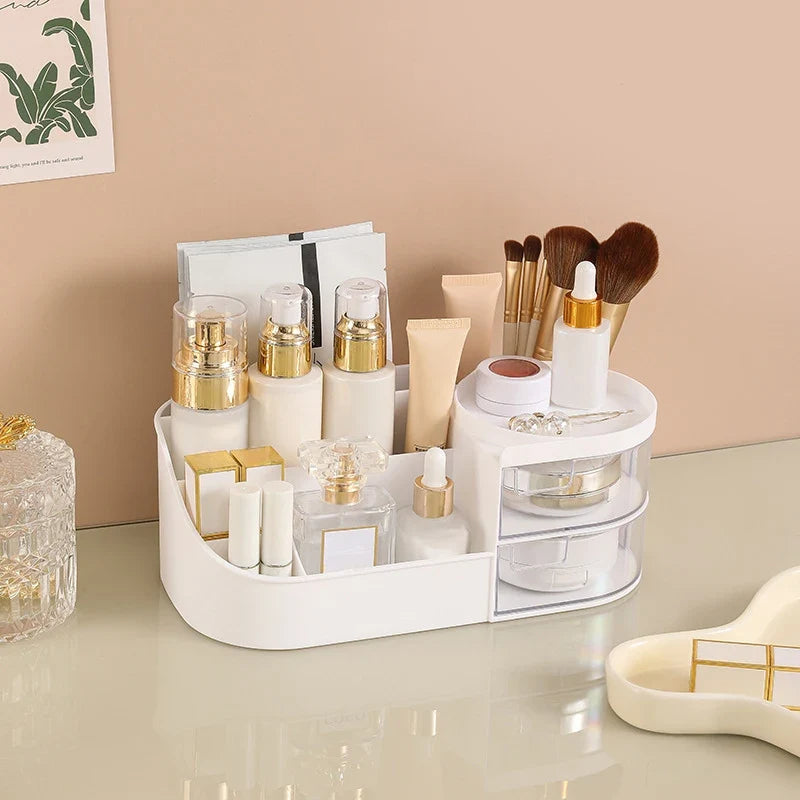 Table Makeup Storage Box Cosmetic Storage Organizer Jewelry Nail Polish Dormitory Makeup Container Desktop Sundries Storage Box 4