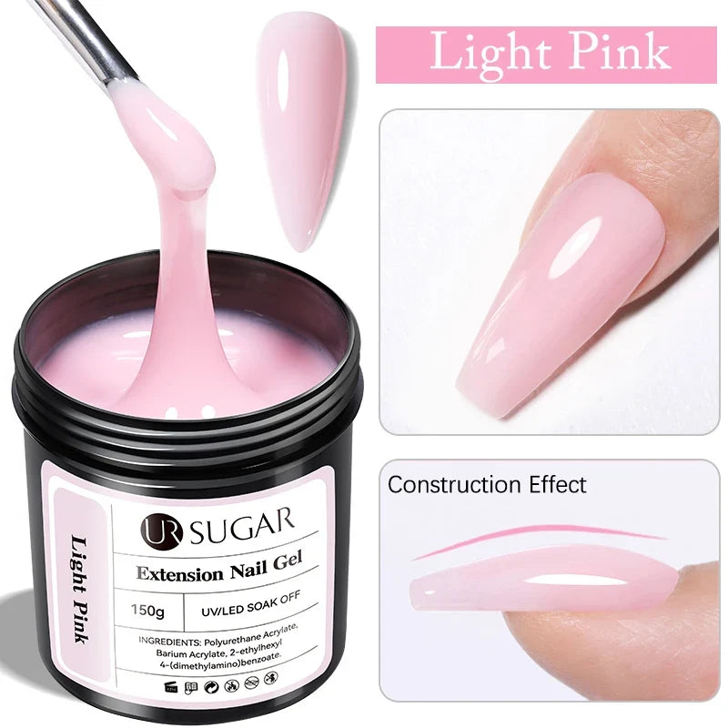 UR SUGAR 150g Rubber Base Gel Nail Polish Sparking Aurora Glitter Rubber Varnish Soak Off Semi permanent UV LED Gel Manicure 29
