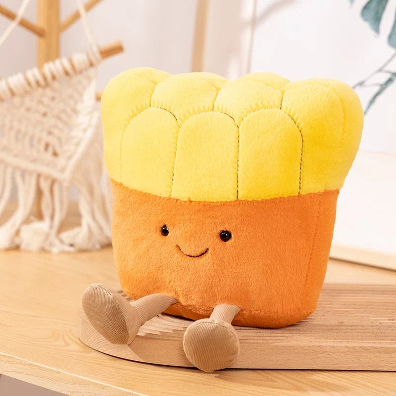 Cute Cartoon Egg & Toast Plush Toy – Breakfast Expression Stuffed Doll Pillow | Soft Baby Comfort Toy & Christmas Gift 32