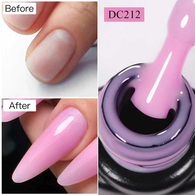 MTSSII 7ml Quick Extension Nail Polish Jelly Transparent Nude Pink Red Hard Gel  Quick Building Nail Art Gel Varnish For Nails
﻿ 8