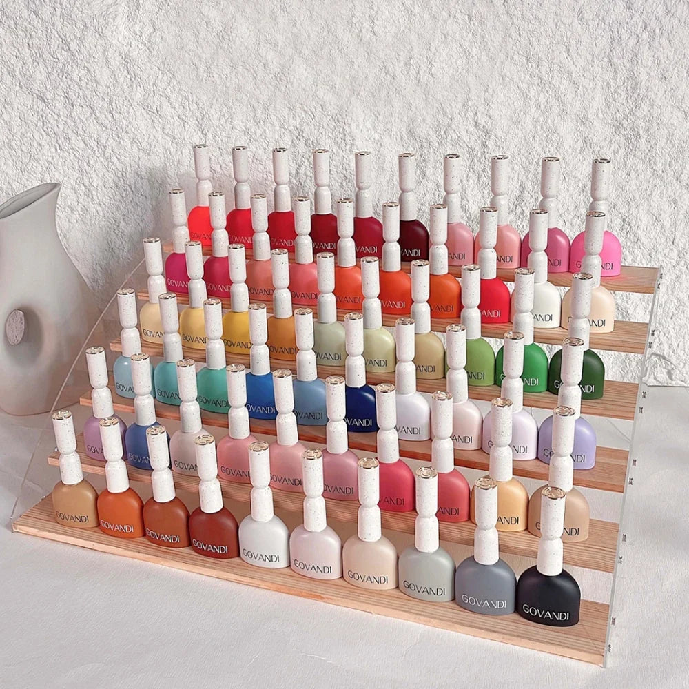60 Colors Korean Style Loverly Macaron Gel Polish Set 15ML UV Gel Enamel Manicure Salon Soak Off Nail Polish Kit With Color Card 2