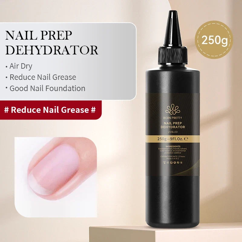 BORN PRETTY 250g Milky White Jelly Nude Gel Nail Polish Refilled Package Translucent Clear Semi Permanent Soak Off UV Gel 7