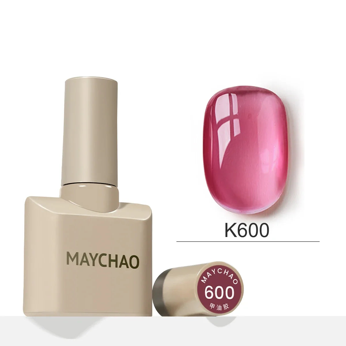 MAYCHAO 12ml Jelly Gel Nail Polish Semi Permanent Top Coat Soak Off UV LED Gel Art Nail Varnish Manicure Long Lasting Nail Gel 29