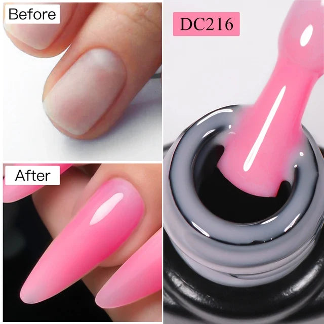 MTSSII 7ml Quick Extension Nail Polish Jelly Transparent Nude Pink Red Hard Gel  Quick Building Nail Art Gel Varnish For Nails
﻿ 11