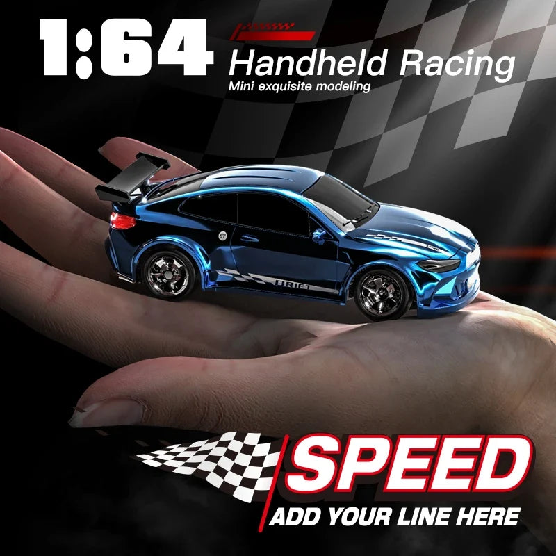 1/64 2.4G High speed Mini Drift Rc Car 4WD Remote Control Car Four Wheel Drive Radio Controlled Mini Racing Model Boy Toy Gifts 3