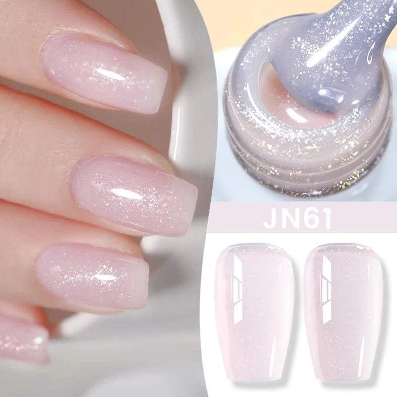 BORN PRETTY 83 Colors 10ml Jelly Nude Gel Nail Polish Autumn Amber Semi Transparent Manicure Soak off UV LED Nails Gel Varnish 13