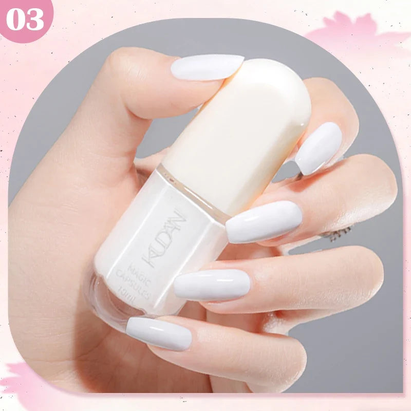 10ml Water-Based Peel Off Nail Polish 40 Colors Long Lasting Quick Drying No Need of Lamp to Cure Nail Supplies Manicure Nails 12