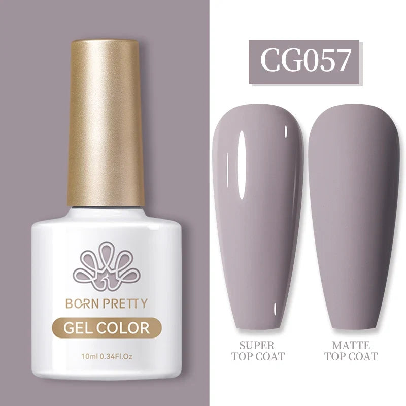 BORN PRETTY 10ml Clear Blooms Gel Polish UV LED Soak Off Nail Art Polish for Spreading Effect Marble Nail Polish Gel Painting 55