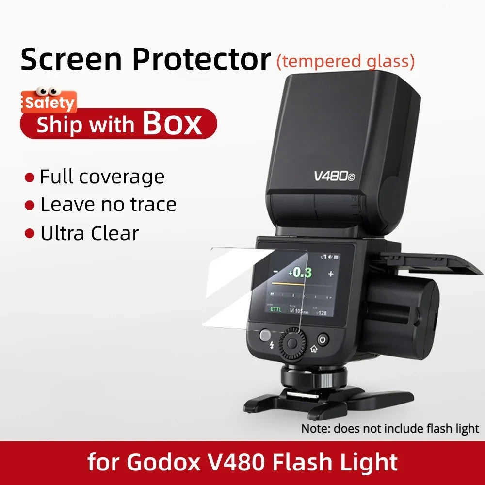 9H Tempered Film Glass Screen Protector Cap for Godox iT30Pro & more 16