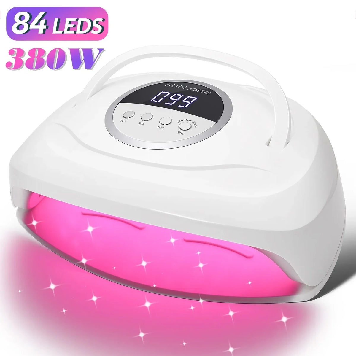 380W UV LED Lamp for Nail  84 LEDs Nail Dryer with Auto Sensor Quick-drying Manicure Lamp for Curing Nail Polish Nail Art Tools 9