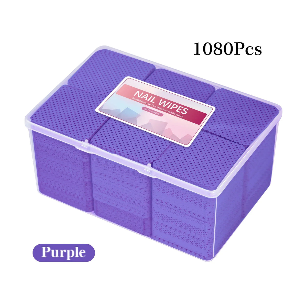 Nail Polish Remover Wipes Nail Cleaning Pads, Non Woven Nail Pads For Women Girl Beauty Salon 16