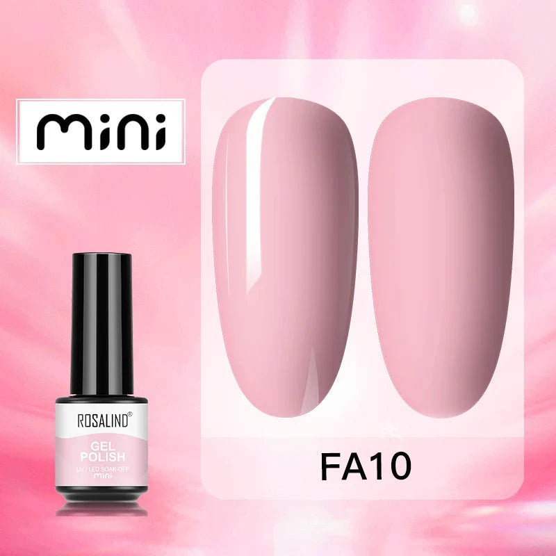 ROSALIND 7ml/15ml Summer Green Gel Nail Polish Semi Permanent Nail Art Manicure Soak Off Top Base Matt Hybrid Varnishes UV Gel 23