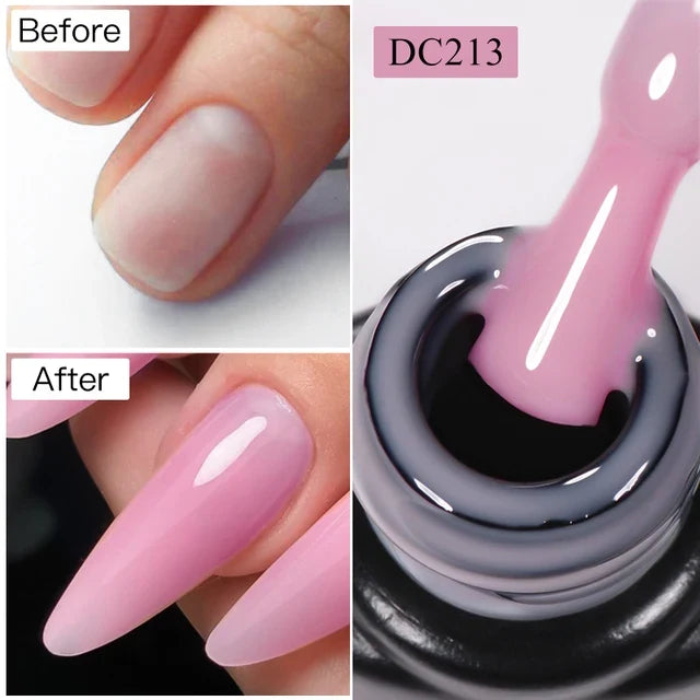MTSSII 7ml Quick Extension Nail Polish Jelly Transparent Nude Pink Red Hard Gel  Quick Building Nail Art Gel Varnish For Nails
﻿ 7