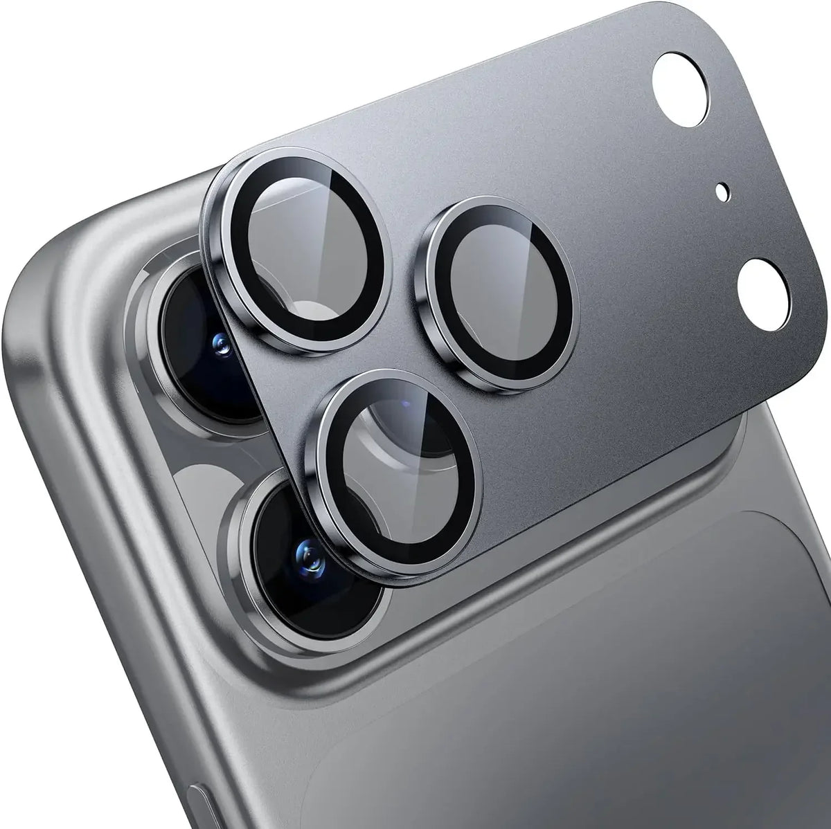Tempered Glass Lens Protector with Metal Ring 10