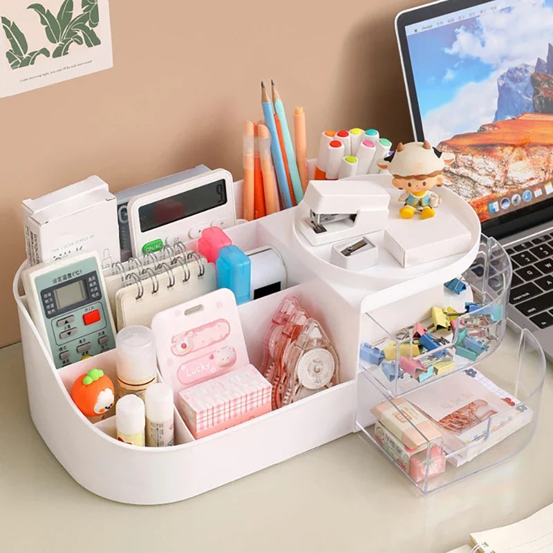Table Makeup Storage Box Cosmetic Storage Organizer Jewelry Nail Polish Dormitory Makeup Container Desktop Sundries Storage Box 2