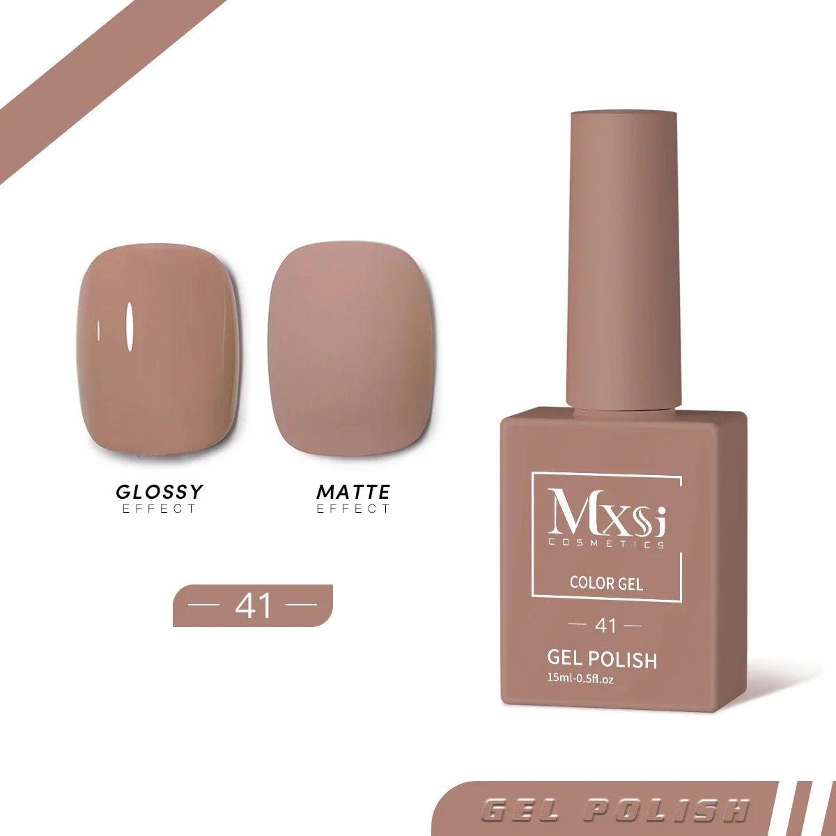 Mxsi 15ml Gel Nail Polish Neon Brown Royal Blue Red Green Pastal Nude Nail Art Varnish Gel Lacquer Top Coat UV Gel Nail Not Set 9