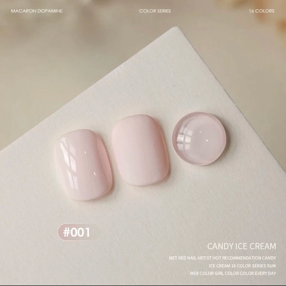 MIANEL 12ML 1-6PCS 2026 New Release Jelly Dopamine Candy Gel Nail Polish - Multi-Color Nude Sheer Finish Bestseller 33