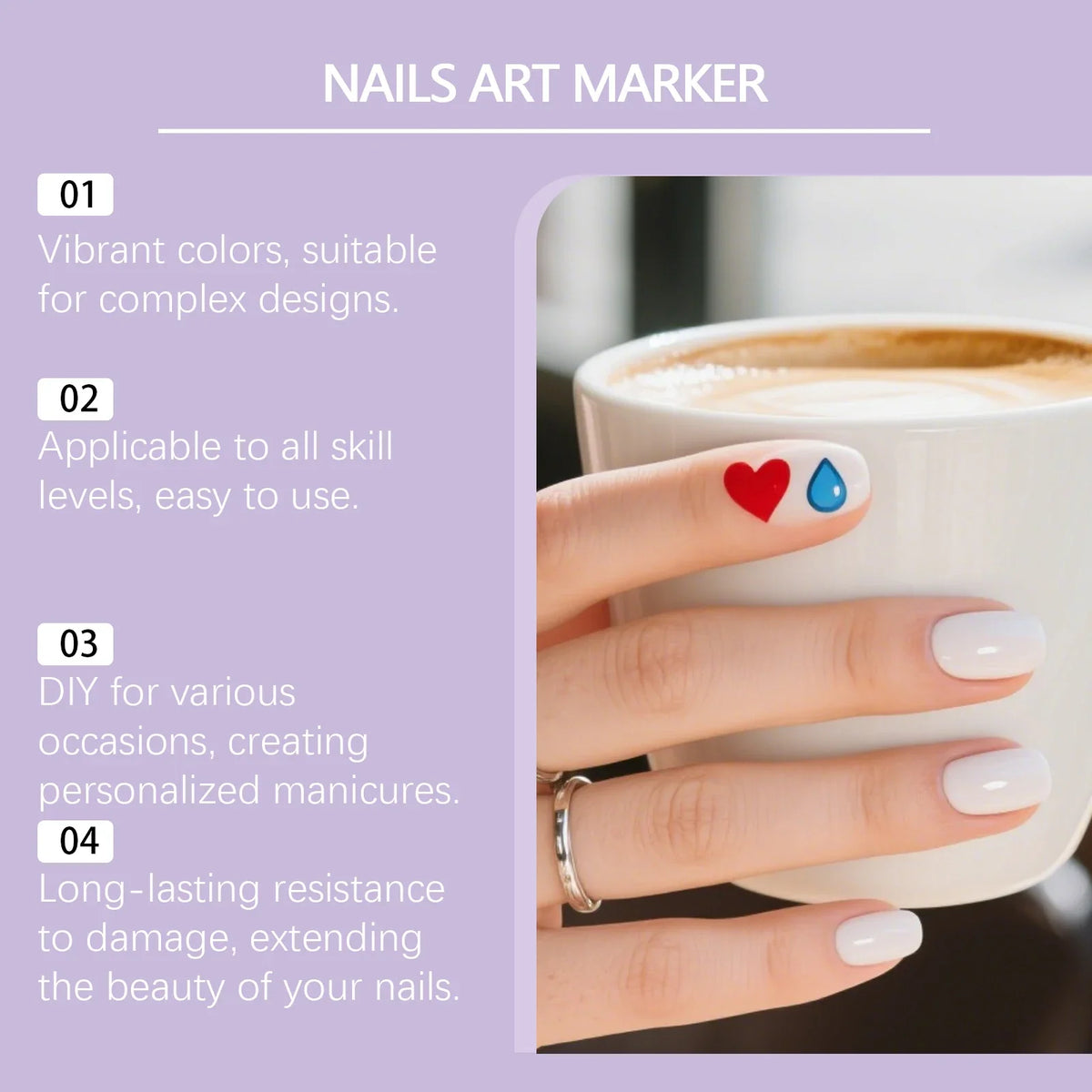 12pcs/Set Nail Art Graffiti Pen DIY Nail Art Painting Pens Abstract Lines Fine Design Multi-Color Drawing Nail Painting Tools 2
