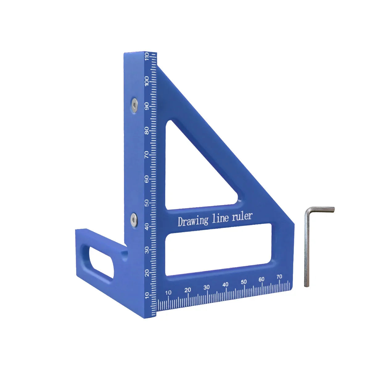 Multi-Angle Measuring Ruler | 45/90 Degree Plastic Carpenter Square Tool for Woodworking 9