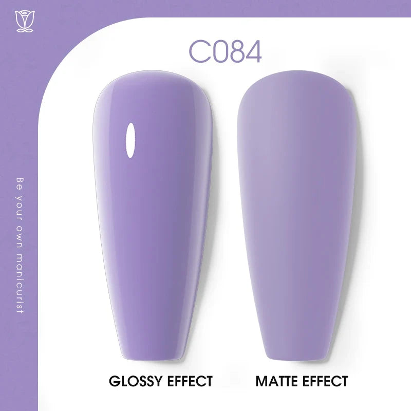 ROSALIND 7ml/15ml Summer Green Gel Nail Polish Semi Permanent Nail Art Manicure Soak Off Top Base Matt Hybrid Varnishes UV Gel 35