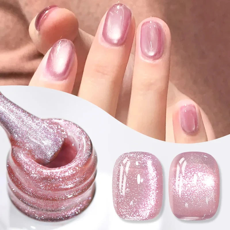 BORN PRETTY 10ml Fruit Purple Grape Cat Magnetic Gel Nail Polish 2025 New Whitening Guava Glass Beads Varnish Nail Supplies 30