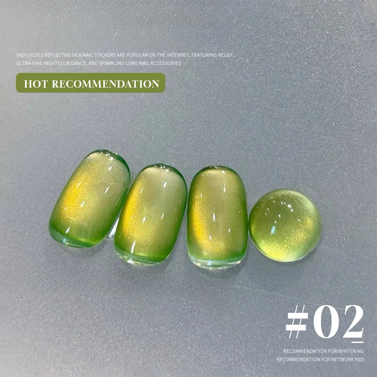 MIANEL 12ML Emperor Green Cat Eye Gel Nail Polish Whitenning Nails Green Nails Suitable For Nail Salons Nail Supplies  1-21pcs 23