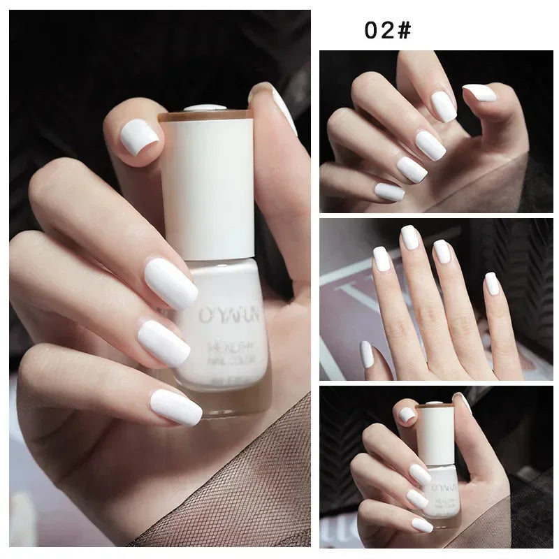 No-bake Nail Polish Nail Art Tearable Quick Dry Normal Without Lamp Nail Polish Glitter Sequins UV Varnish Nails Tools 28