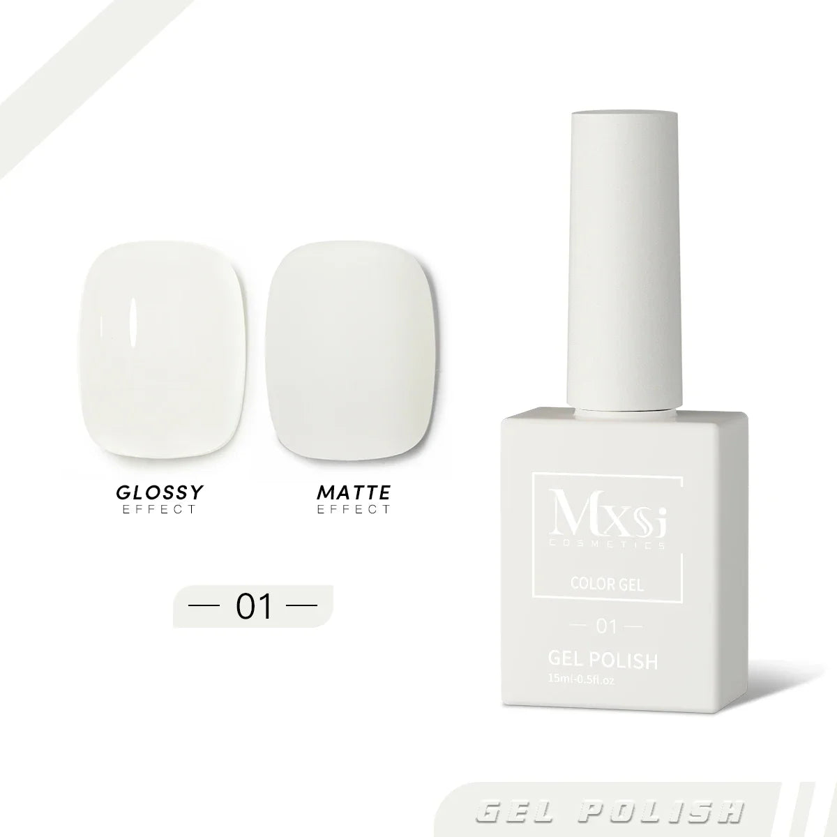 Mxsi 15ml Gel Nail Polish Neon Brown Royal Blue Red Green Pastal Nude Nail Art Varnish Gel Lacquer Top Coat UV Gel Nail Not Set 35