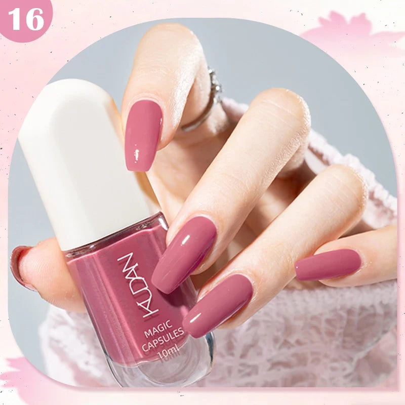 10ml Water-Based Peel Off Nail Polish 40 Colors Long Lasting Quick Drying No Need of Lamp to Cure Nail Supplies Manicure Nails 35
