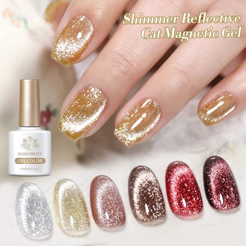 BORN PRETTY 117 Colors Cat Magnetic Gel Nail Polish 10ml Full Coverage Varnish Semi Permanent Super Gorgeous Nails Manicure 3
