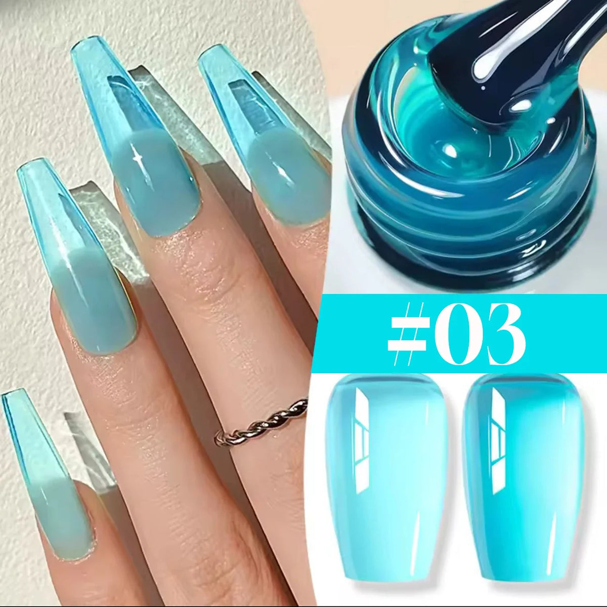 10ML 1-24PCS Milk White Jelly Gel Nail Polish Nail Art 2026 New Popular Nail Supplies UV LED Light Nails Black Red Nails 8