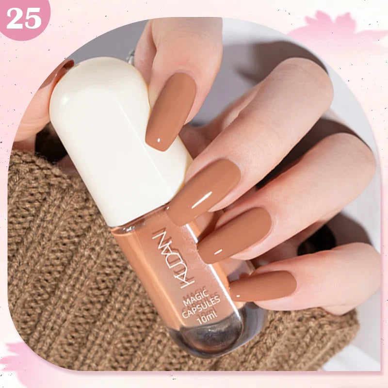 10ml Water-Based Peel Off Nail Polish 40 Colors Long Lasting Quick Drying No Need of Lamp to Cure Nail Supplies Manicure Nails 15