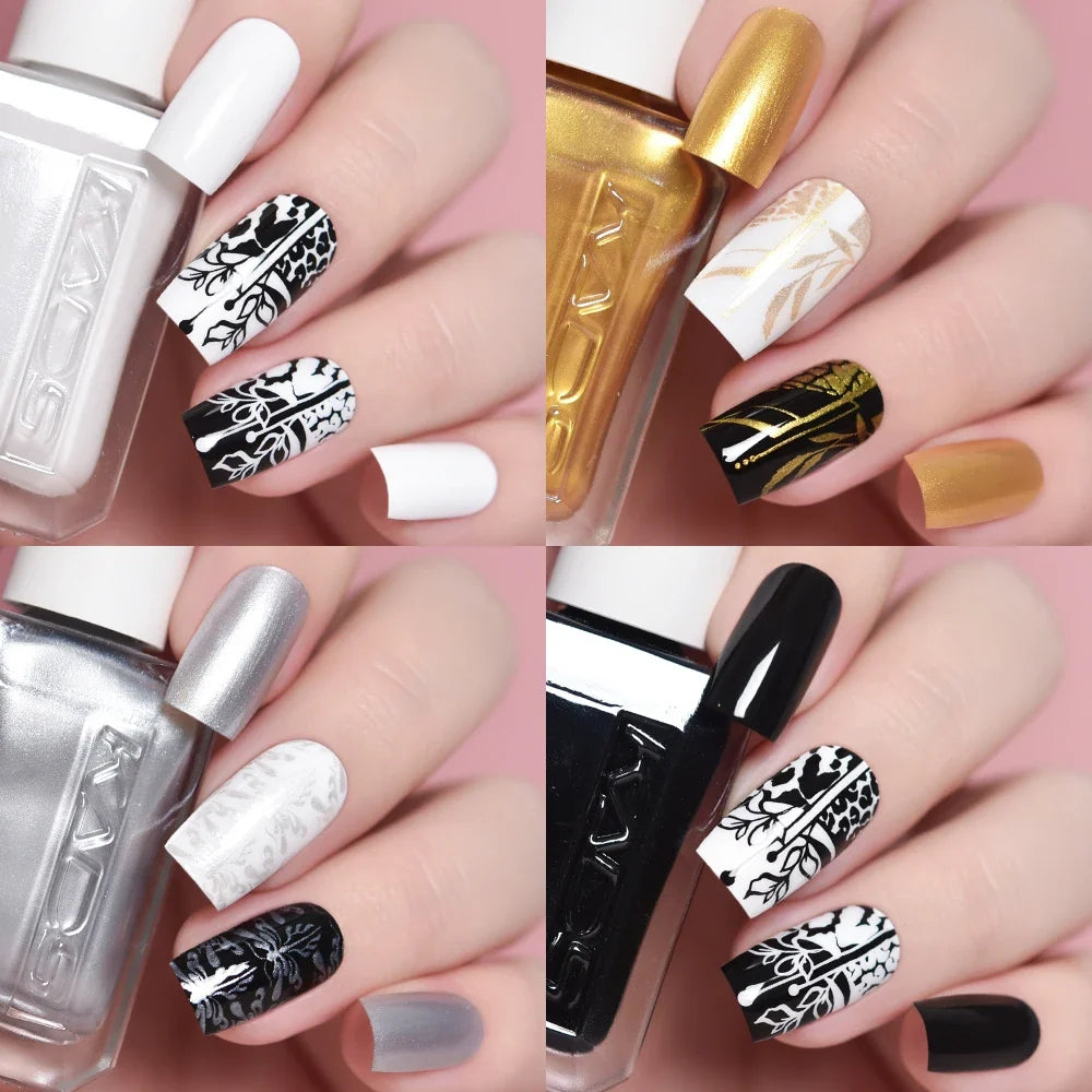 KADS Professional 11ml 24 Colors Nail Stamping Polish Gold Silver Nails Art Varnish for Stamping Plate DIY Nail Printing Polish 4