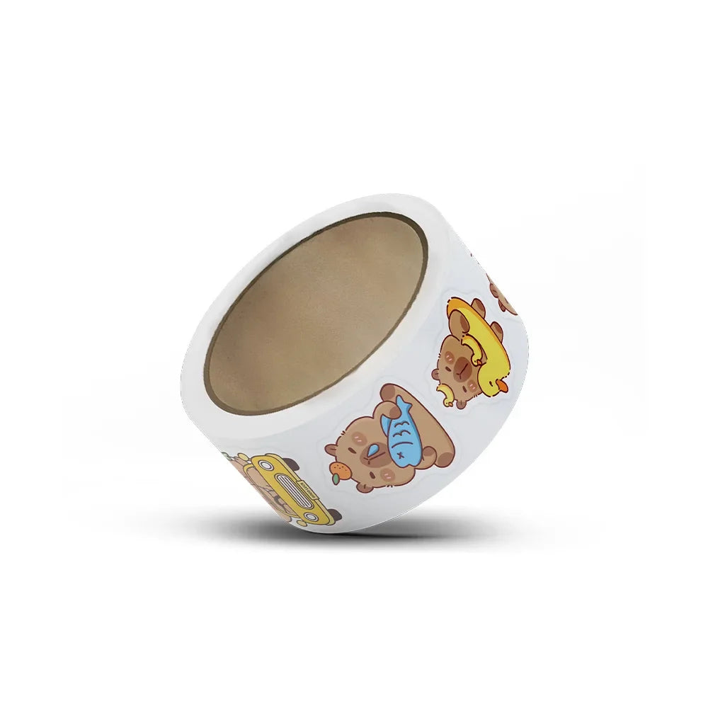 500PCS Cartoon Capybara Stickers Anime Decal Skateboard Laptop Motorcycle Guitar Cute Kawaii Cartoon Movie Sticker Kids Toy 2