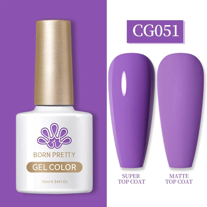 BORN PRETTY 10ml Clear Blooms Gel Polish UV LED Soak Off Nail Art Polish for Spreading Effect Marble Nail Polish Gel Painting 54