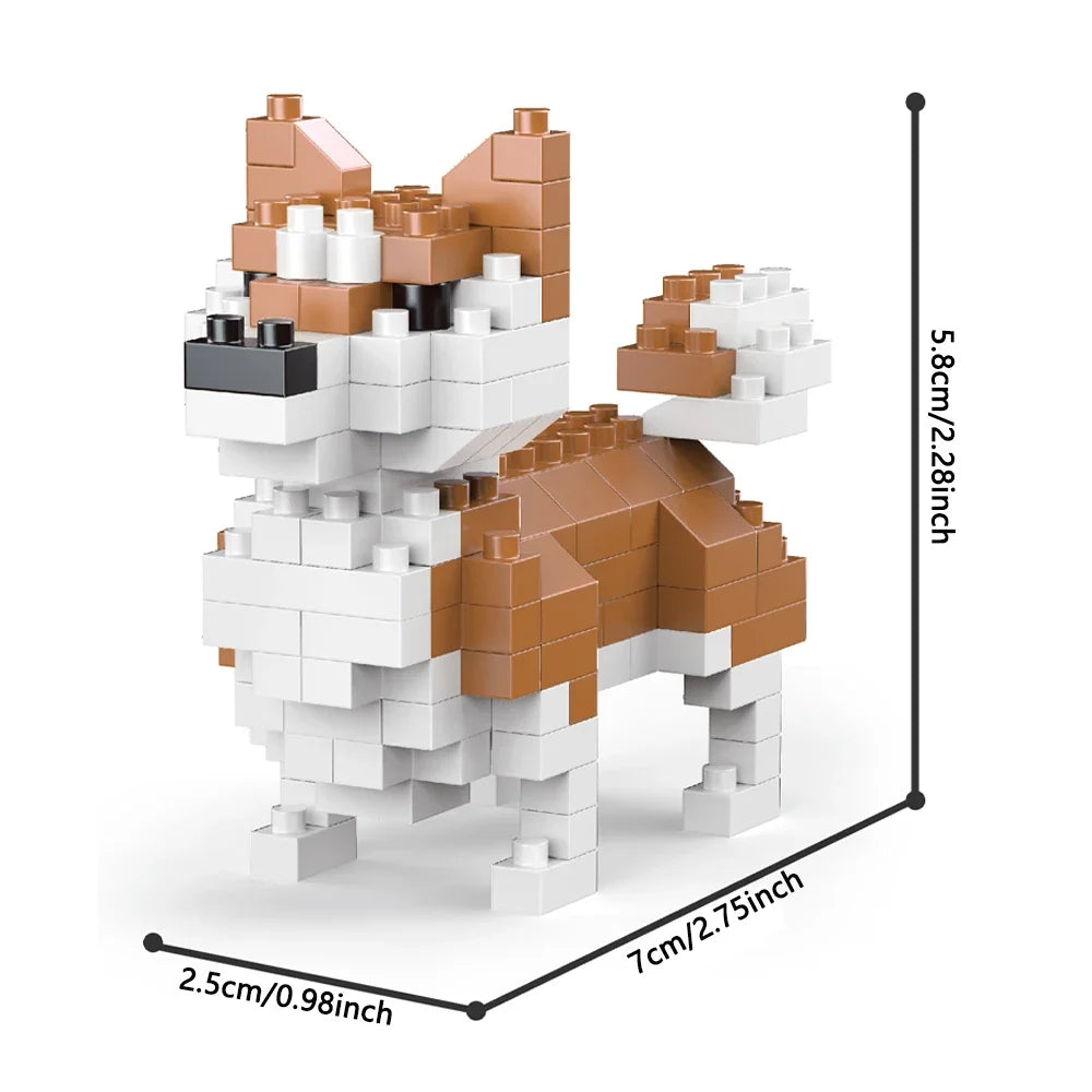 Mini Dachshund Dog Building Blocks Toy for Adults and Kids: Detailed and Lifelike Design,  Fun and Educational Construction Set 11